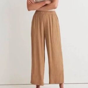 Madewell Crinkled Crepe Pants Size Medium